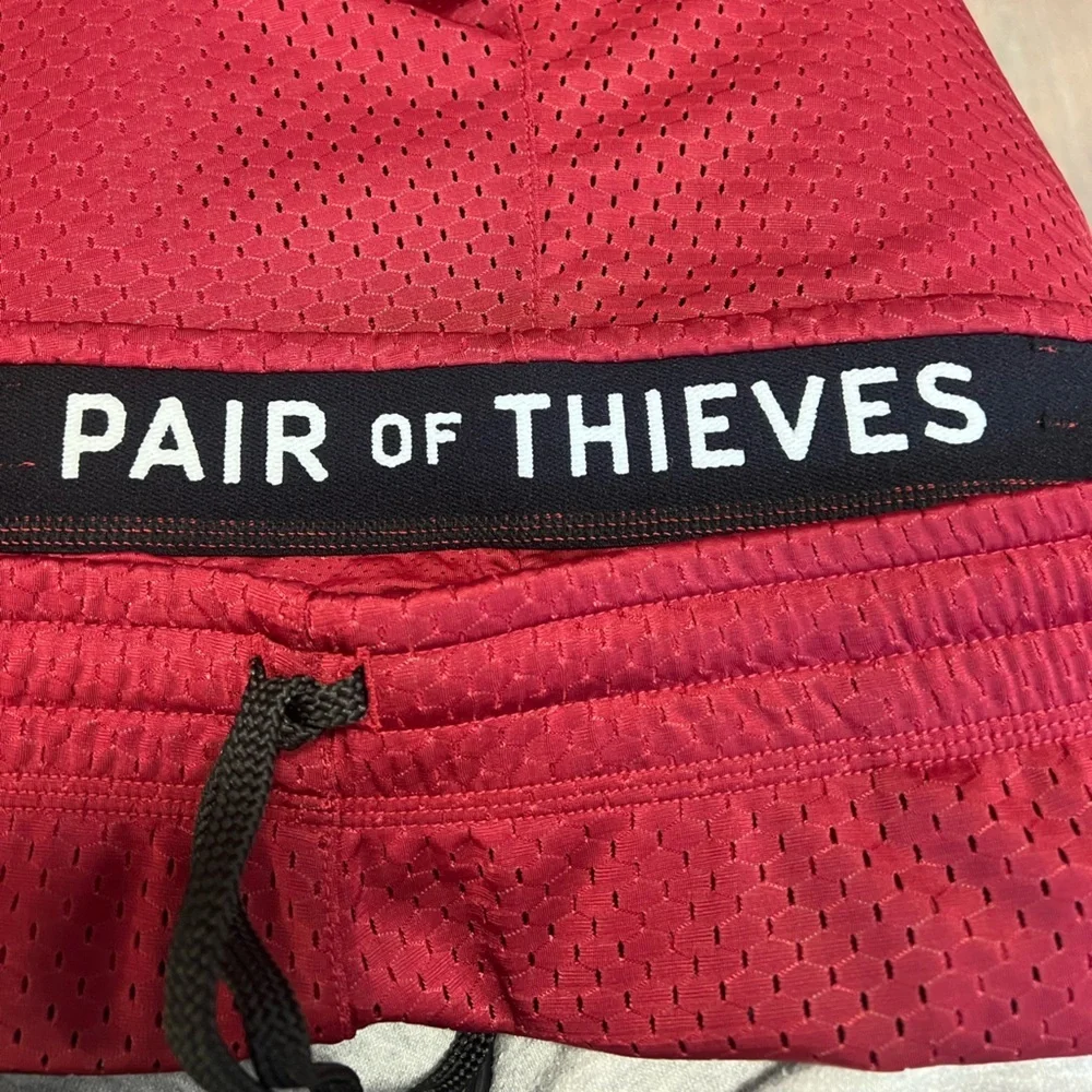 Pair Of Thieves Men’s Super Fit Athletic Shorts Size Men’s XL Color Red